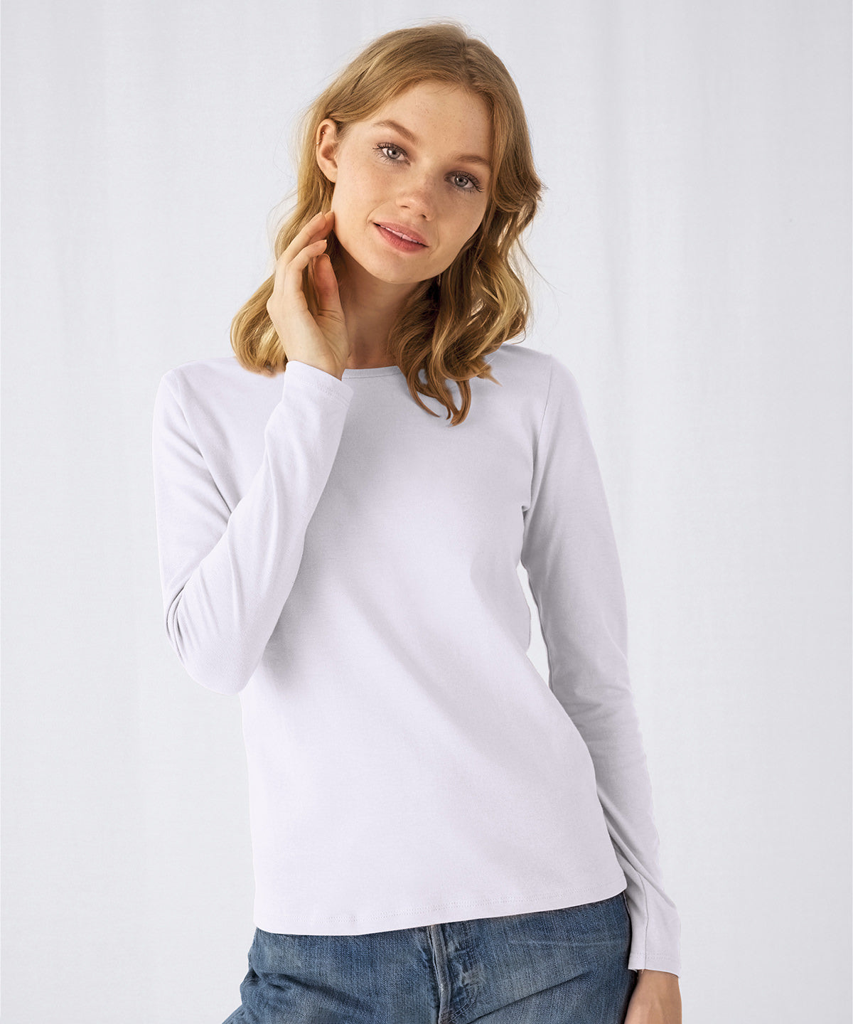 Women's B&C Long Sleeve Tee